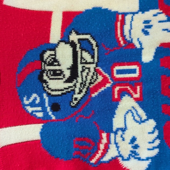 Vintage New York Giants Mario Nintendo Sweater - Picture 3 of 7